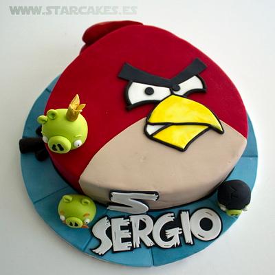 Angry Birds cake: Red - Cake by Star Cakes