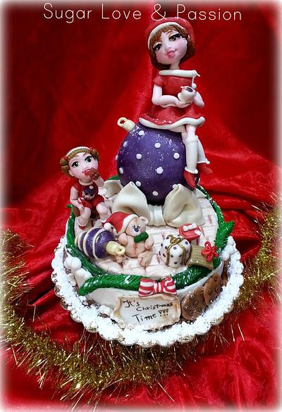 It's Christmas Time !! - Cake by Mary Ciaramella (Sugar Love & Passion)