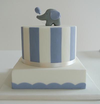 Cake with elephant :) - Cake by Franci´s Cupcakes