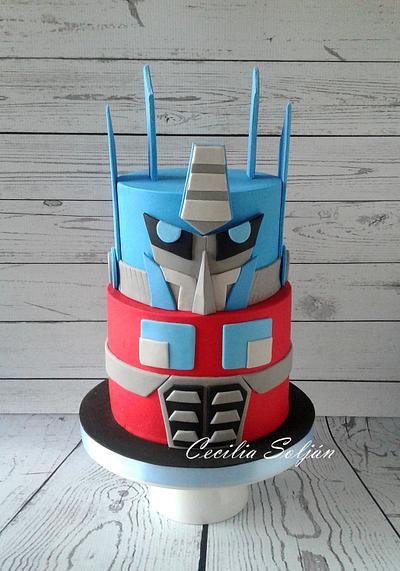 TRANSFORMERS CAKE - Cake by Cecilia Solján
