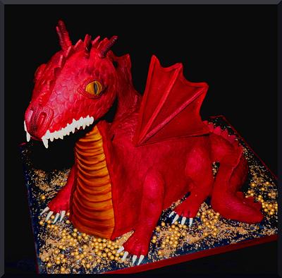 3D dragon cake - Cake by Adventures in Cakeyland