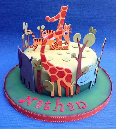  Jungle First birthday, inspired by Bob Daly  - Cake by RockCakes