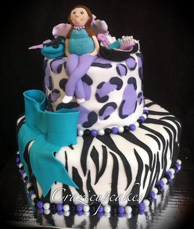 Wild baby shower cake - Cake by Megan Cazarez