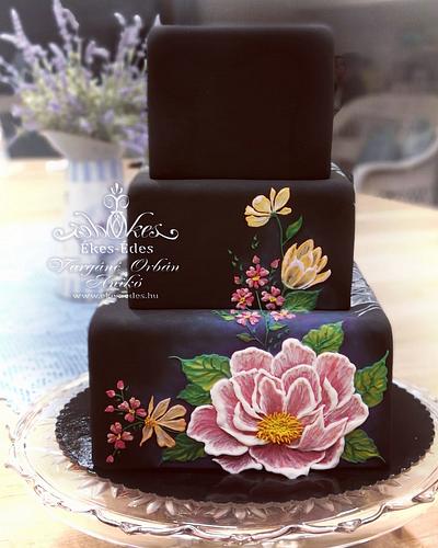 Royal icing painting - Cake by Aniko Vargane Orban