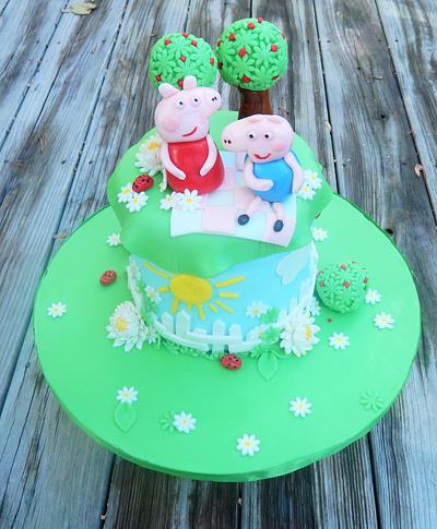 Peppa Pig Cake - Cake by Rebekah Naomi Cake Design