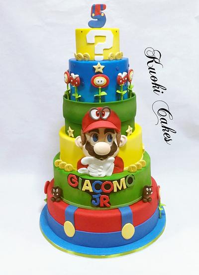 Super Mario cake Birthday  - Cake by Donatella Bussacchetti