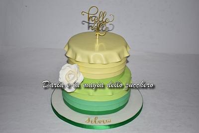 Yellow and green cake - Cake by Daria Albanese