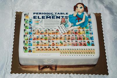  cake for chemistry - Cake by katarina139