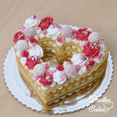 Wedding heart cake - Cake by Dadka Cakes