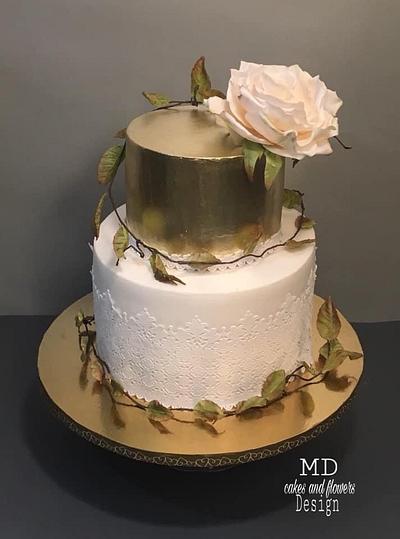 Birthday cake - Cake by Kvety na tortu