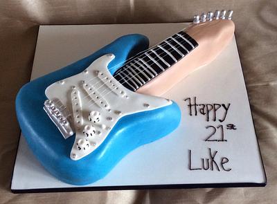 Guitar cake - Cake by Samantha Dean