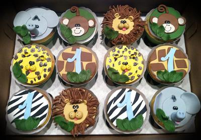 Jungle cupcakes - Cake by Skmaestas
