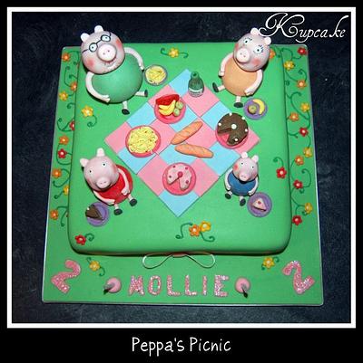 Peppa Pig's Picnic - Cake by Kupcake