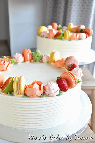 Buttercream birthday cake - Cake by rincondulcebysusana