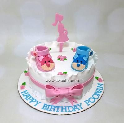 Cake for a pregnant woman - Cake by Sweet Mantra Customized cake studio Pune