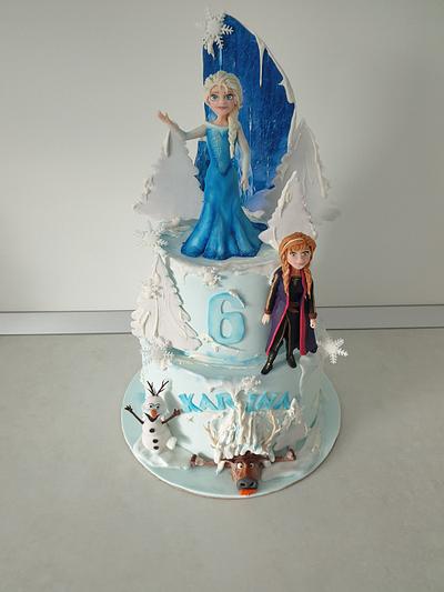 Frozen cake. - Cake by Torturi Mary