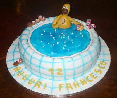 Homer cake - Cake by Filomena