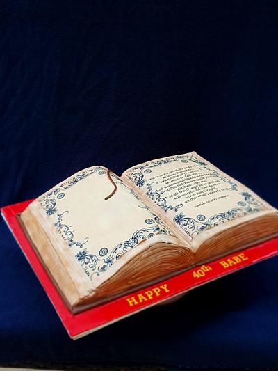 My life is an open book... - Cake by Radhika