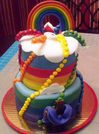 Rainbow Cake Contest - Cake by givethemcake