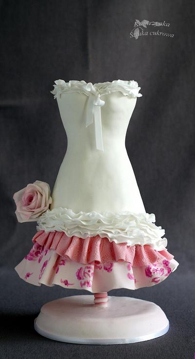 Dress cake - Cake by Katarzynka