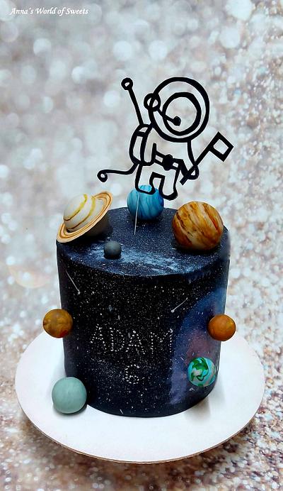 Astronaut in space Cake - Cake by Anna's World of Sweets 