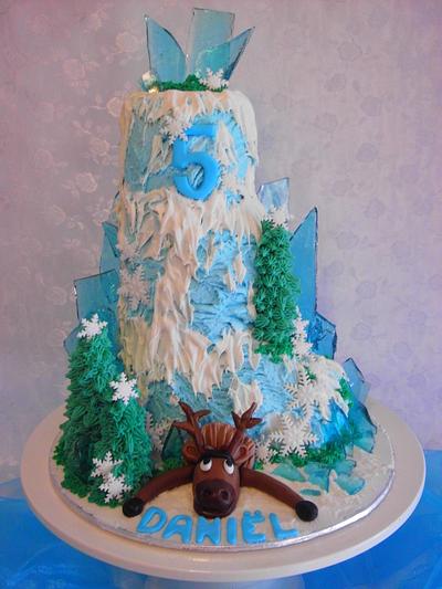 'Frozen' Mountain Cake  - Cake by Michelle
