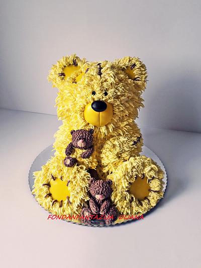 Teddy bear - Cake by Fondantfantasy