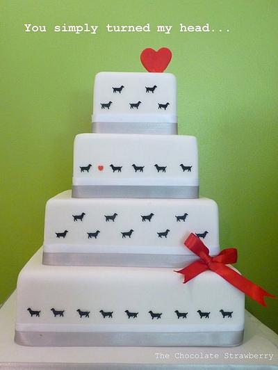 Puppy Love - Cake by Sarah Jones