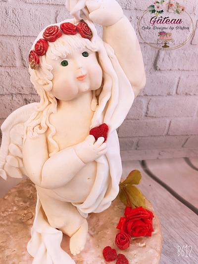 Love angel - Cake by Wafaa mahmoud
