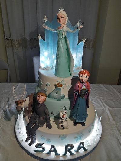 Frozen - Cake by silviacucinelli