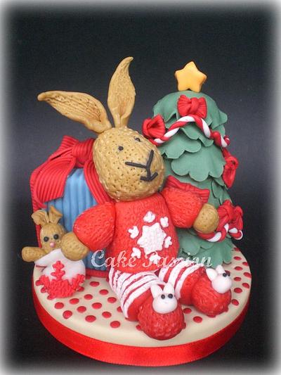 Rabbit Christmas Wool - Cake by CakePassion