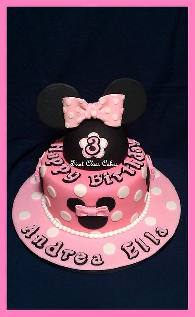 Minnie Mouse Cake! - Cake by First Class Cakes