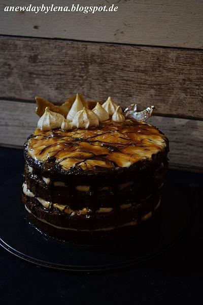 Chocolate Cake "Gold" - Cake by Lena