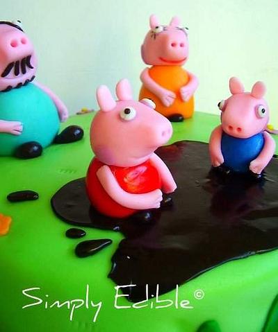 Peppa Pig Cake - Cake by Shelly-Anne