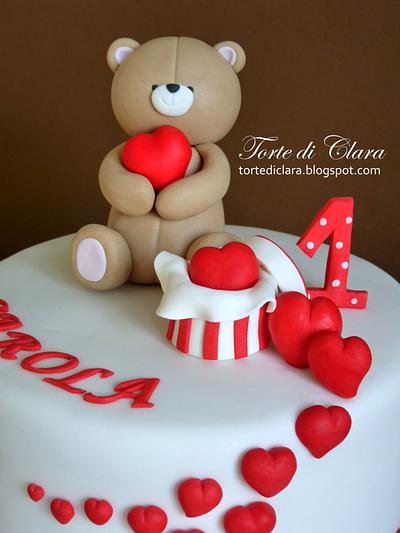 Teddy bear cake - Cake by Clara