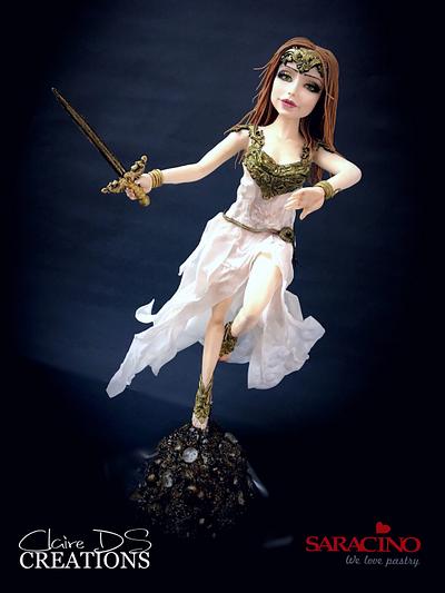 The Warrior Goddess - Cake by Claire DS CREATIONS