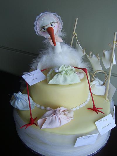 Busy Stork - Cake by torontocakes