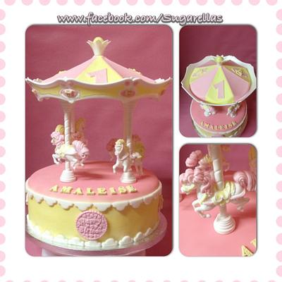 Carousel Cake! - Cake by Amanda