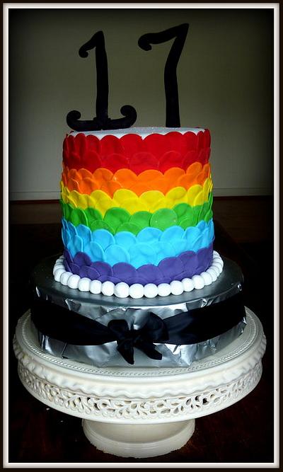 Rainbow cake - Cake by The cake shop at highland reserve