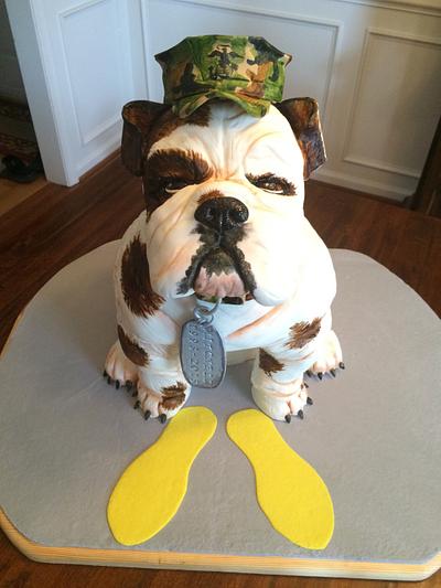 USMC Bulldog - Cake by Kim
