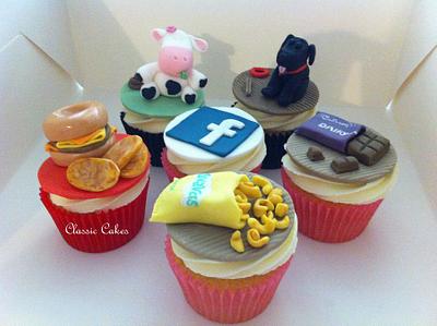 personalised cupcakes - Cake by hayleyl