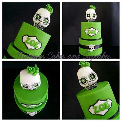 Sugar Skull - Cake by Mmmm cakes and cupcakes