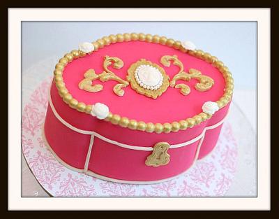 Simple Jewelry Box Cake - Cake by Marjorie
