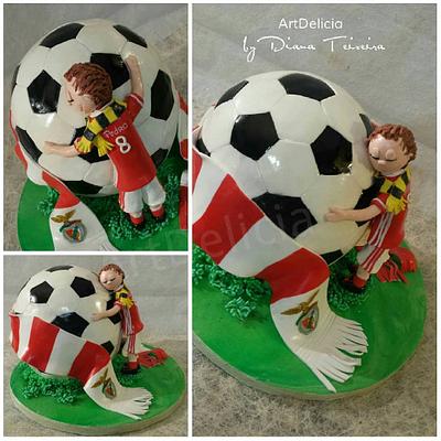 3D Football Cake - Cake by Unique Cake's Boutique