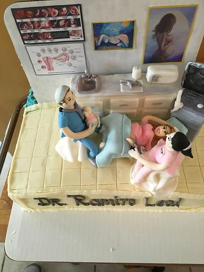 GYN OBS CAKE - Cake by Pastelesymás Isa