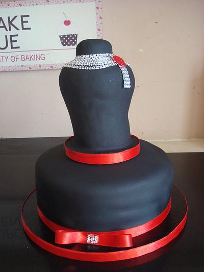 black and red - Cake by susan joyce