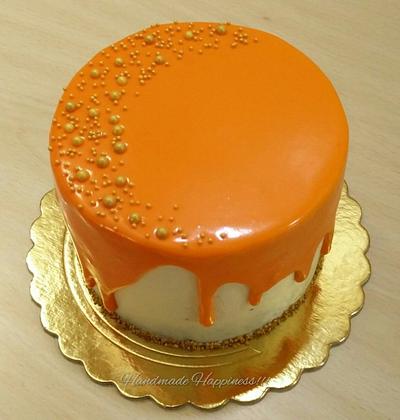 The orange drip! - Cake by Handmade Happiness