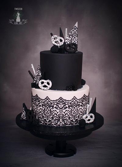 Black and White - Cake by Twister Cake Art