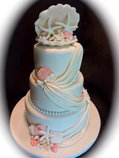 Nautical Wedding - Cake by Lisa