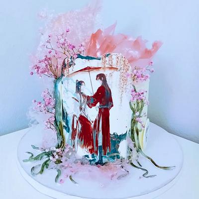 Romantic - Cake by alenascakes